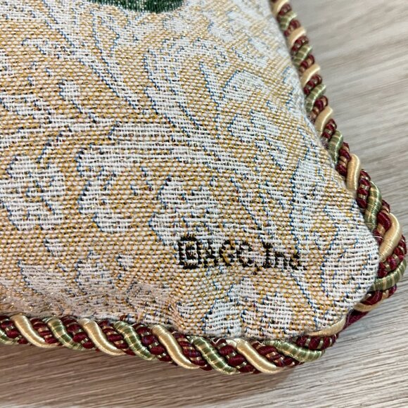 Christmas Angels Holiday Pillow Tapestry Throw Accent - Picture 2 of 3